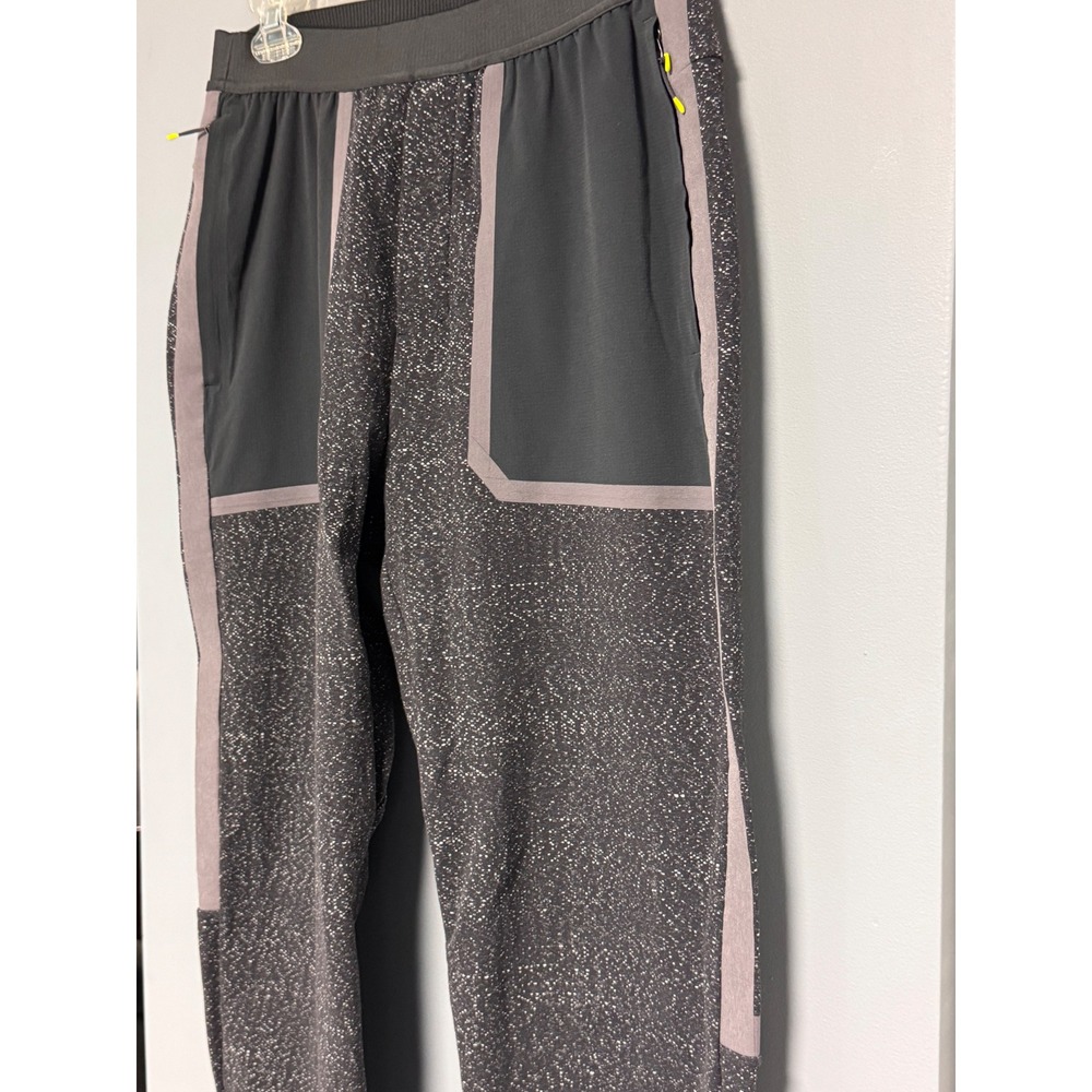 Lululemon Robert Geller Take the Moment Pant Grey Speckled Reflective Mens Med - Picture 9 of 12